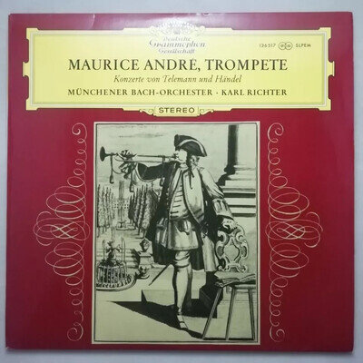 DG LP 136 517 TULIP Concertos by Telemann and Handel / Maurice André Richter