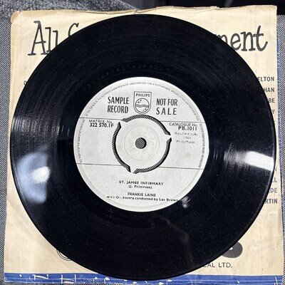 FRANKIE LAINE st. james infirmary*et voila 1960 Rare Philips sampler