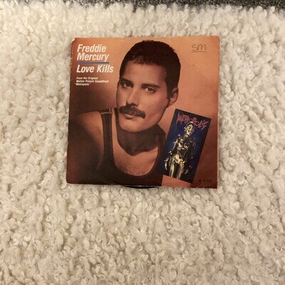 FREDDIE MERCURY LOVE KILLS IN PICTURE SLEEVE