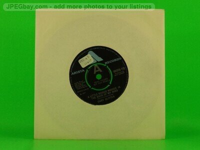 GARY GLITTER A LITTLE BOOGIE WOOGIE IN THE BACK OF MY MIND (DEMO) (153) 2 Track