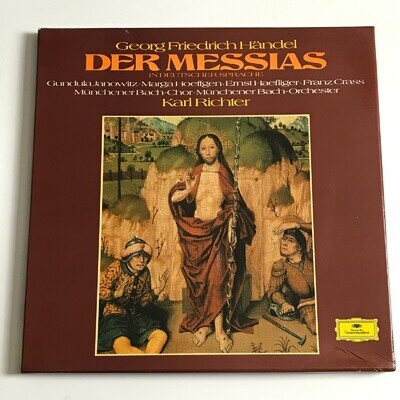 Handel/Richter - Der Messias 3 x LP Vinyl Record Box Set DGG - 2721 076 VG+/EX