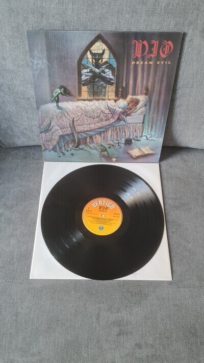 Dio - Dream Evil - UK 1987 LP Album Vinyl Record - Vertigo VERH 46