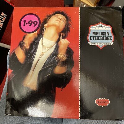 Melissa Etheridge - Don't You Need (LIVE) 12" VINYL SINGLE 1988 Island 12 IS376