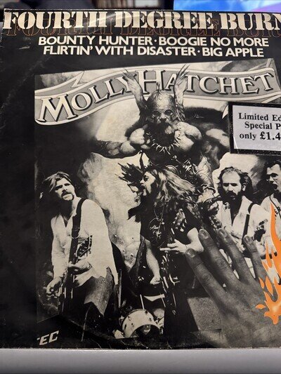 Molly Hatchet Fourth Degree Burns Bounty Hunter 12” Vinyl