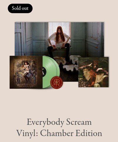 Florence + The Machine Everybody Scream Chamber Edition 2LP Rare Extra Tracks 🤩