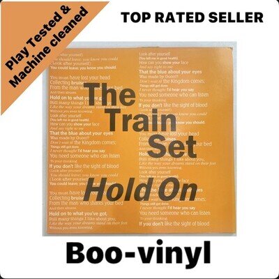 The Train Set ~ Hold On 12” EP Single Indie Rock EX / VG