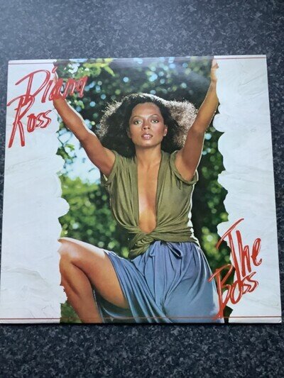 Diana Ross 'The Boss' Vinyl LP Tamla Motwon Records 1979 A1 / B1 Stamps