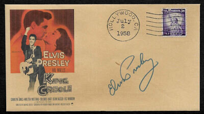 Elvis Presley King Creole Collector's Envelope Repr Autograph *OP1275
