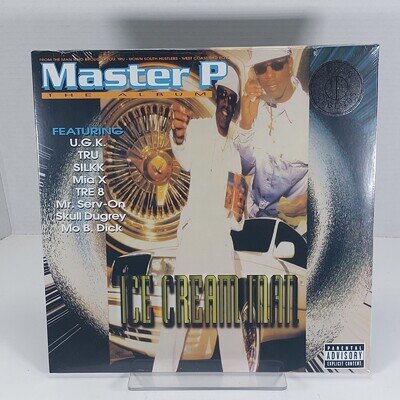 MASTER P Ice Cream Man Milky Clear Colored Vinyl 2LP Limited Edition