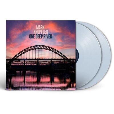 Mark Knopfler One Deep River Light Blue Double Vinyl LP 2024