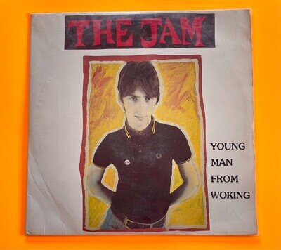 rare THE JAM Young Man from Woking 2xLP + 7" Live Hammersmith Odeon Paul Weller