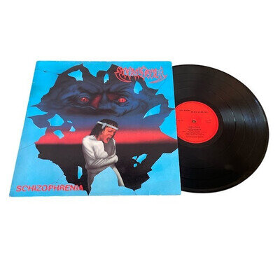 Sepultura Schizophrenia 12” vinyl 1987 original German pressing Shark 006 EX+++