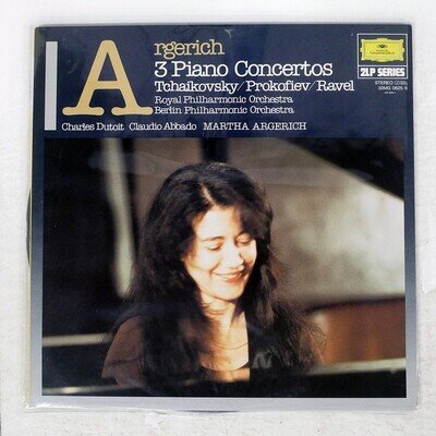 MARTHA ARGERICH 3 PIANO CONCERTOS GRAMOPHONE 30MG0625 Japan GATEFOLD VINYL 2LP