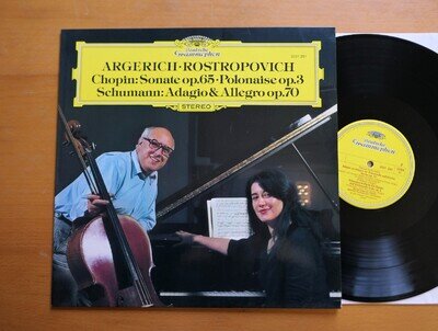 DG 2531 201 Martha Argerich Rostropovich Chopin Schumann NEAR MINT Vinyl LP