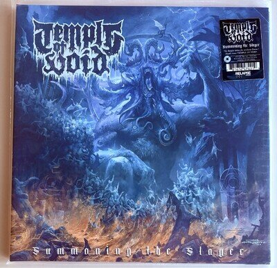 Temple Of Void Summoning The Slayer Electric Blue Splatter Vinyl Ltd 200