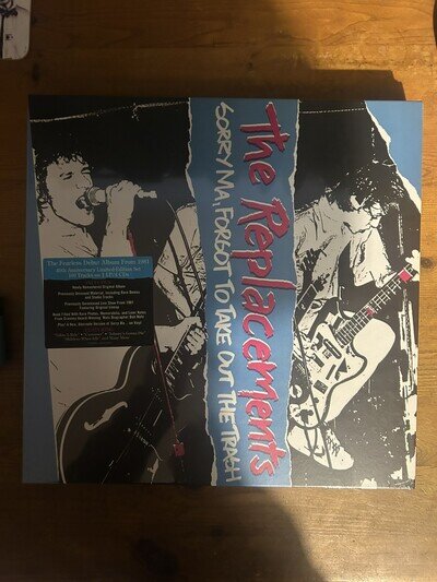 REPLACEMENTS- Sorry Ma, Forgot To Take Out The Trash LP Vinyl/4-CD +Live NEW