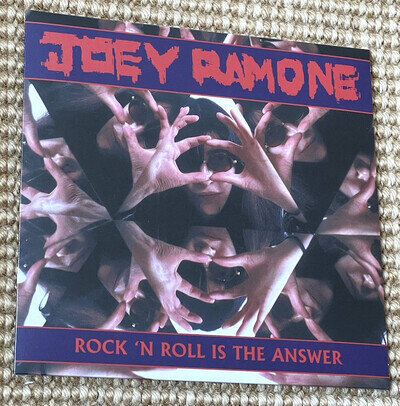 JOEY RAMONE - Rock N Roll Is The Answer RED VINYL SINGLE UK RSD 2012 SEALED
