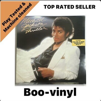Michael Jackson ~ Thriller ~ 1982 vinyl Dutch Pressing VG+ / EX