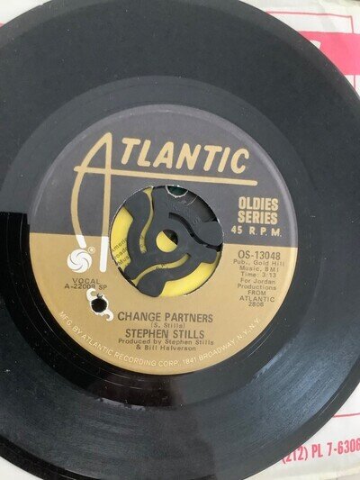 Stephen Stills – Love The One You're With / Change Partners 7” vinyl Atlantic