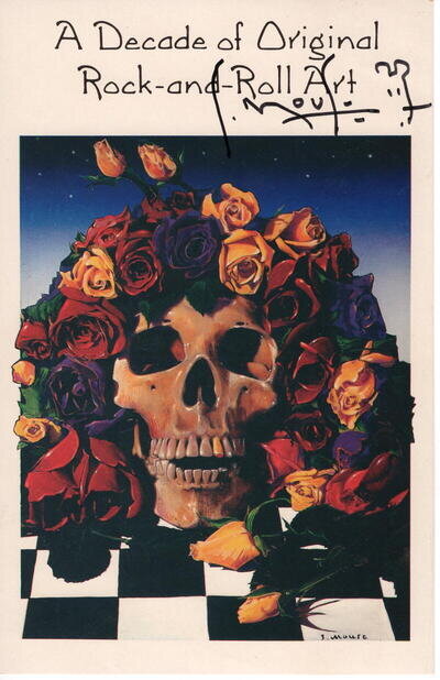 Stanley Mouse Grateful Dead Signed Autograph 5.5x8.5 Art Postcard w/ Beckett COA