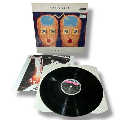 VANGELIS Direct Vinyl Record & BOOK 1988 ARISTA A2/b1