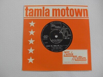 The Four Tops - Shake Me, Wake Me UK 7" Mono 1966 TMG 553 VG First Press