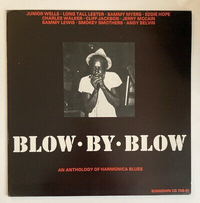 Blow by Blow Harmonica Blues Various Vinyl LP Sundown Records CG 709-01 VG+/VG+