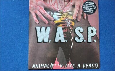 W.A.S.P. ANIMAL (F..K LIKE A BEAST) 7'' VINYL MUSIC FOR NATIONS KUT 109 1984