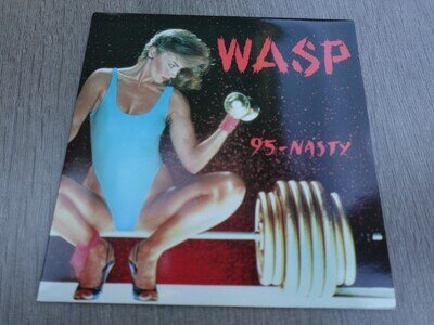 W.A.S.P 95 NASTY / EASY LIVING 1986 UK 7" P/S PLAYS MINT HEAR