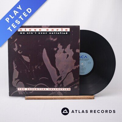 Steve Earle We Ain’t Ever Satisfied LP Vinyl Record MCA 10570 - EX/VG+