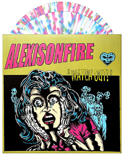 Alexisonfire Watch Out! Clear Pink Green Blue Splatter LP Vinyl 1/600 Ltd Rare