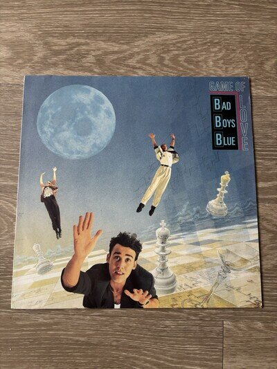 Bad Boys Blue-Game of Love Vinyl Original 1990 Europe Pressing Euro Disco