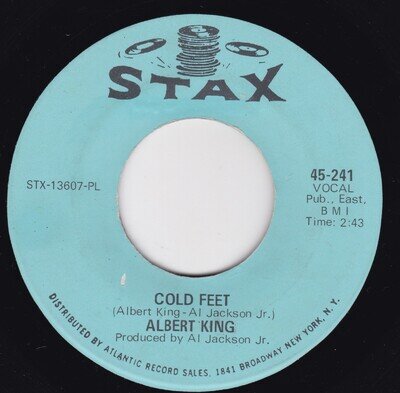 Funk / Blues--Albert King – Cold Feet / You Sure Drive A Hard Bargain - HEAR !!
