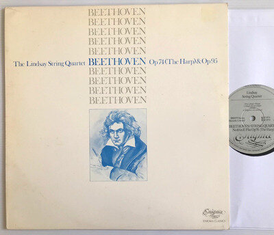Beethoven Op 74 Harp, Op 95 Lindsay String Quartet - Enigma Supercut NM