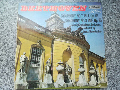 Beethoven Symphony No. 7 & No.8 Konwitschny 1959 Records Free UK P&P