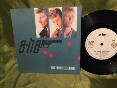 A-HA The Living Daylights WARNER BROS 1987 UK 7" EX/VG+