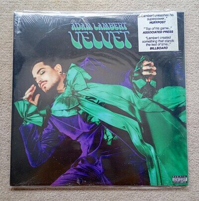 Adam Lambert | Velvet 2 x LP Vinyl | Brand NEW & Sealed | Rare