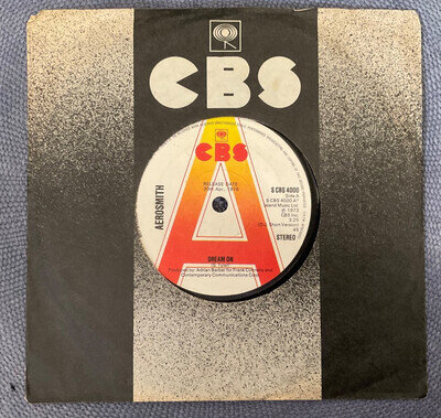 AEROSMITH - DREAM ON rare UK 1973 / 1976 DEMO PROMO ONLY / ROCK / MINT- !!!