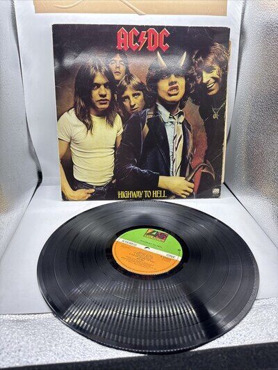AC/DC Highway To Hell Vinyl LP 1979 UK Original A1 B1 Arun EG Press Album Record