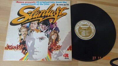 STARDUST--VARIOUS-FILM-DAVID ESSEX-ADAM FAITH -2 12"VINYL LPs-44 TRACKS-V/G+1974