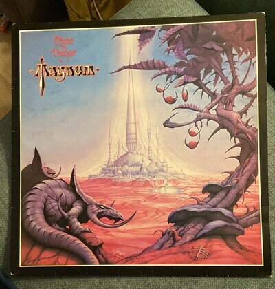 Rare LP record, NM, MAGNUM : Chase The Dragon , Jet Records JET LP 235