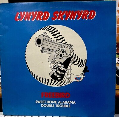 Lynyrd Skynyrd Free Bird /Sweet Home Alabama 1982 UK 12” MCAT-251 Vinyl Ex A1/B1
