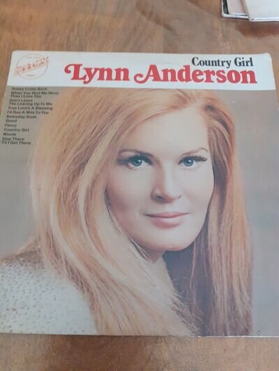 Lynn Anderson Country Girl 12" LP Vinyl Album Record Embassy 1973
