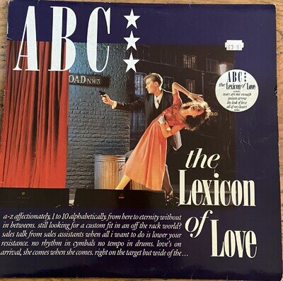 ABC the Lexicon of Love Vinyl LP 1982 Phonogram
