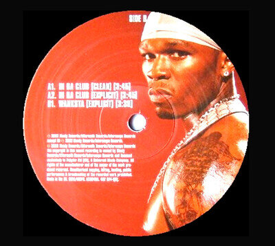 50 CENT - IN DA CLUB - R&B HIPHOP CLASSIC 12” VINYL RECORD DJ