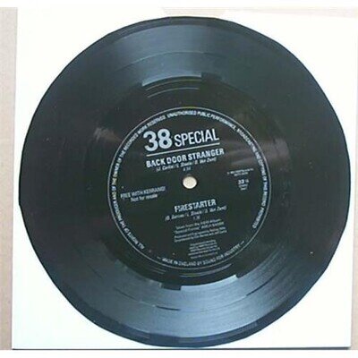 38 SPECIAL BACK DOOR STRANGER (FLEXI) 7" KERRANG FLEXI DISC UK