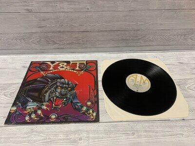 Y&T Black Tiger Vinyl LP Hair Metal Rock 1980's VG/VG UK First Press A1/B1