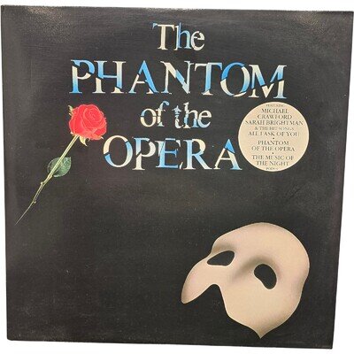 The Phantom of the Opera Andrew Lloyd Webber Vinyl Album PODV9 Stereo 1987