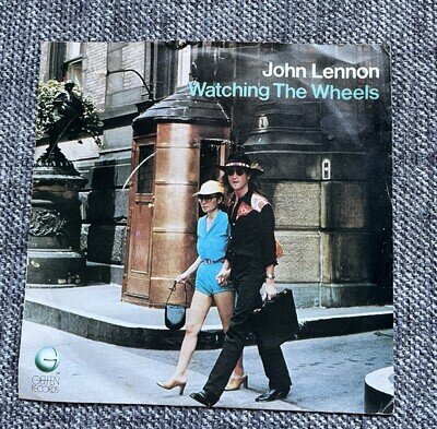 John Lennon Watching the Wheels Vinyl Record Yoko Ono, 7''(1981)