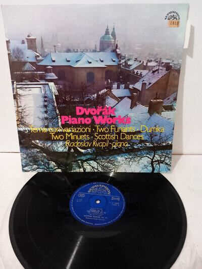 1 11 0862 Dvorak Piano Works / Radoslav Kvapil vinyl lp record Supraphon